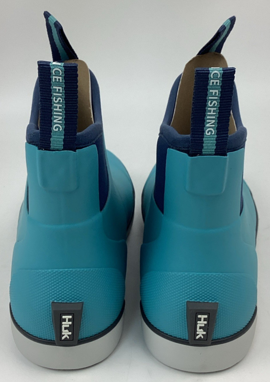 HUK Women’s Rogue Wave WP Ankle Deck Fishing Boot Porcelain Blue Sz 9, 10, 11