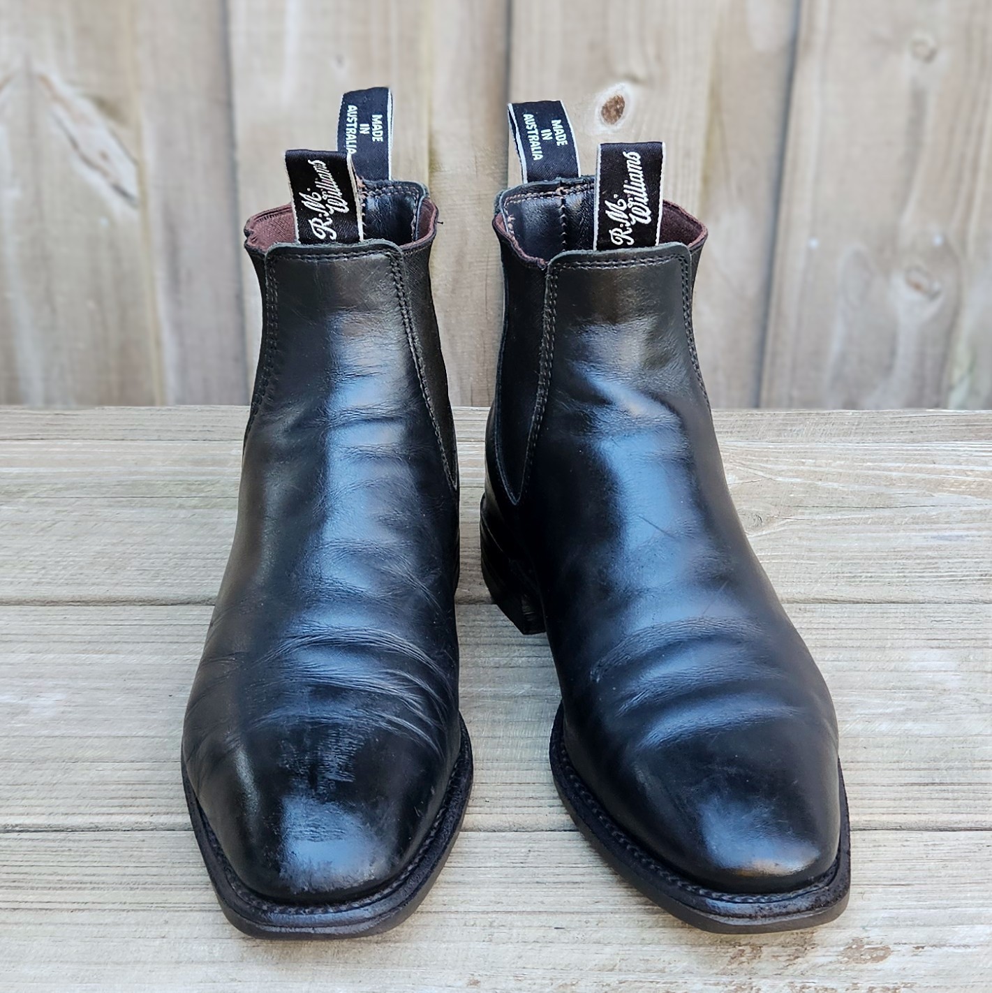 RM Williams Comfort Craftsman Cheslea Boots Black Size 7 B US $589