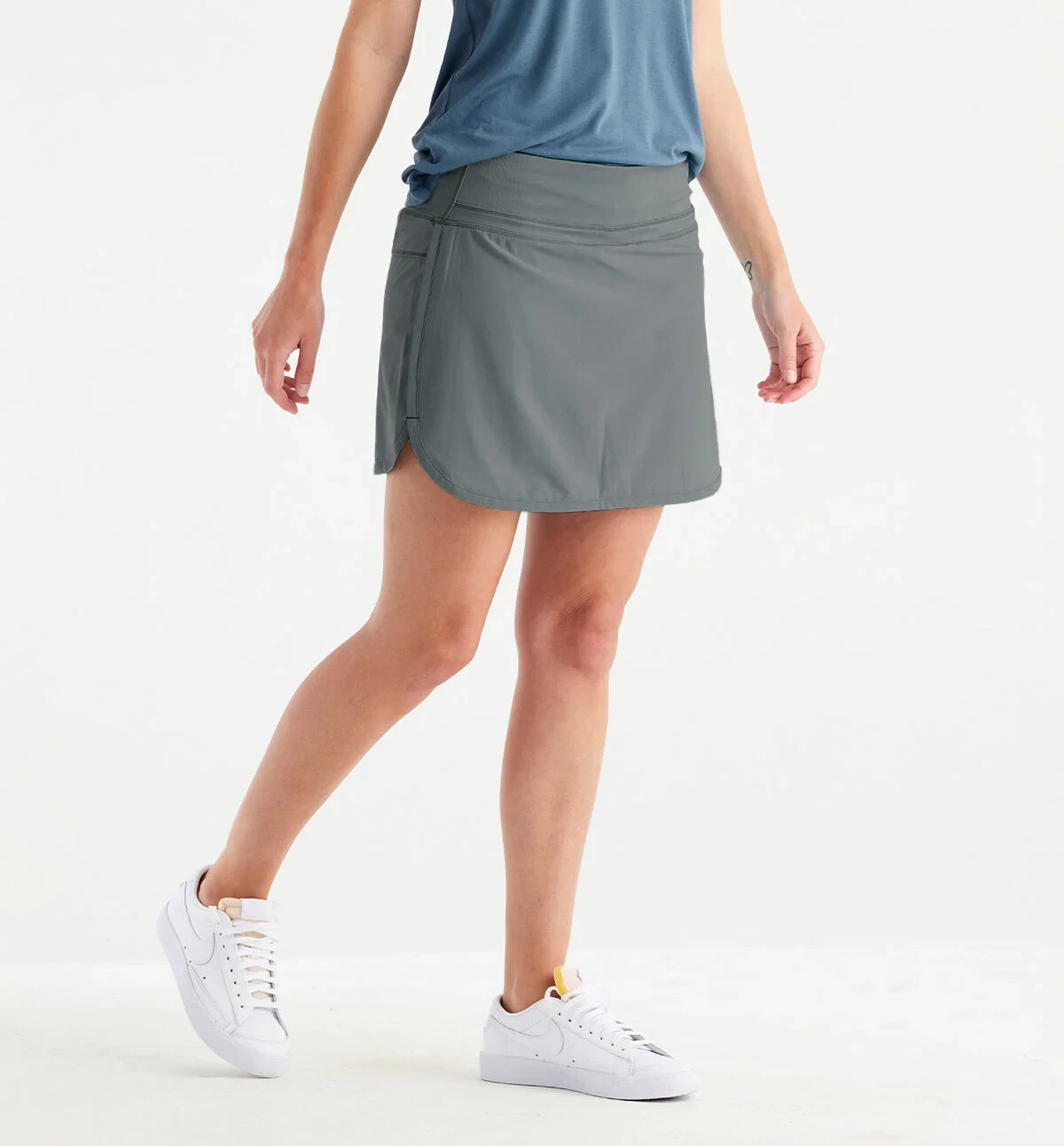 FREE FLY WOMEN’S BAMBOO LINED BREEZE SKORT SLATE BRAND NEW