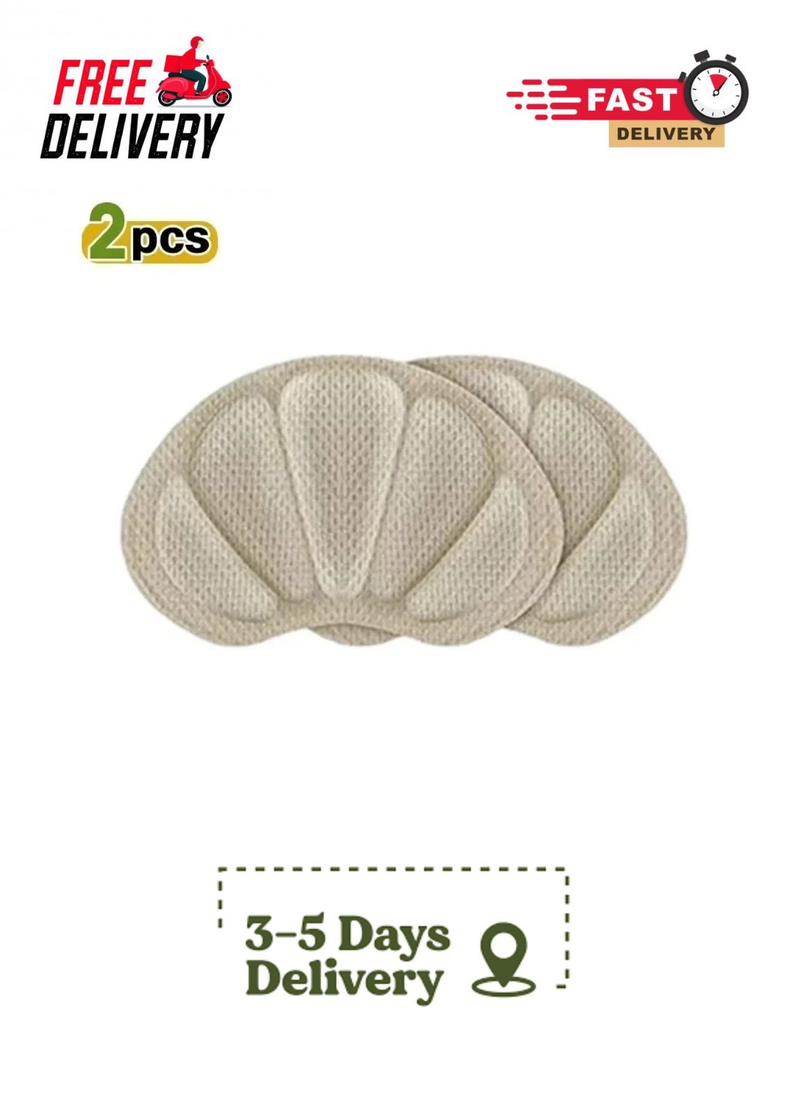 1/2Pairs Heel Stickers Insoles Patch Anti-Pain Pads Heel Care Heel Protector Ant