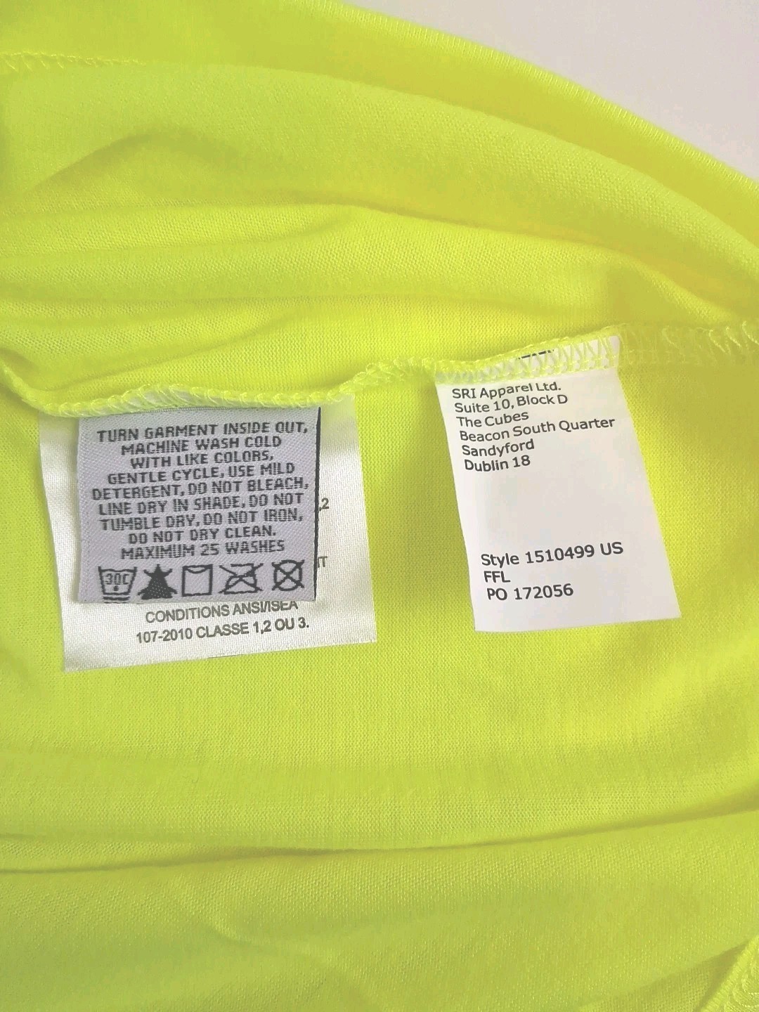 New- 5 Pack Catapiller CAT Trademark Hi-Viz Hi Visibility Tee Shirt Size Medium