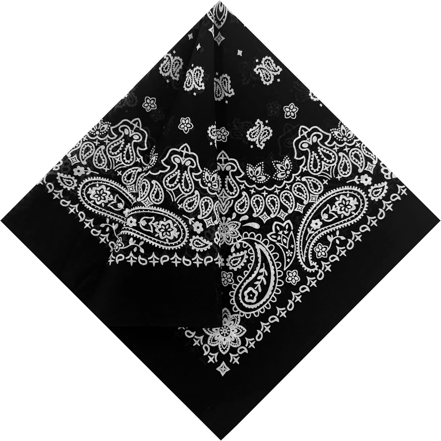 Single Pack Bandanas 60S Premium Cotton Soft Thin Handfeel Large Handkerchief fo
