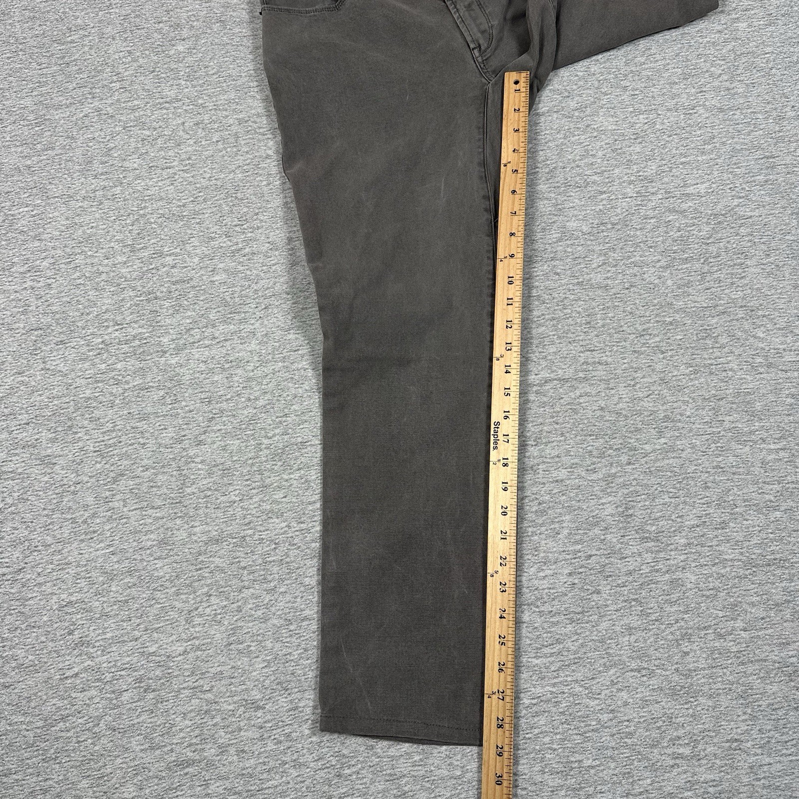 Proof Pants Mens 31×29 Gray Rover Canvas Straight Travel Workwear Huckberry