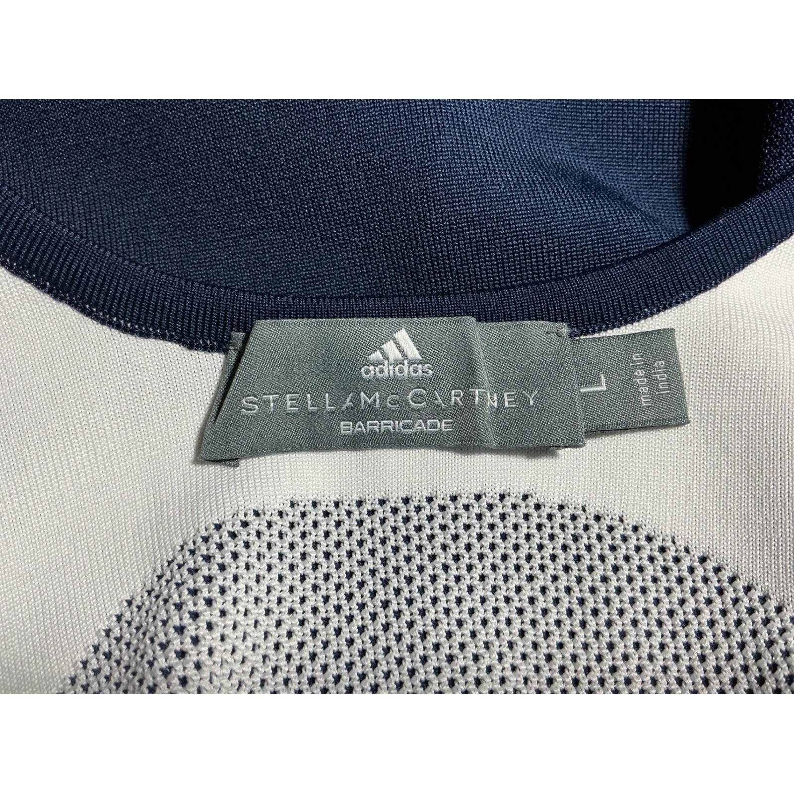 Adidas by Stella McCartney Barricade Dress Large Primeknit Tennis Blue White