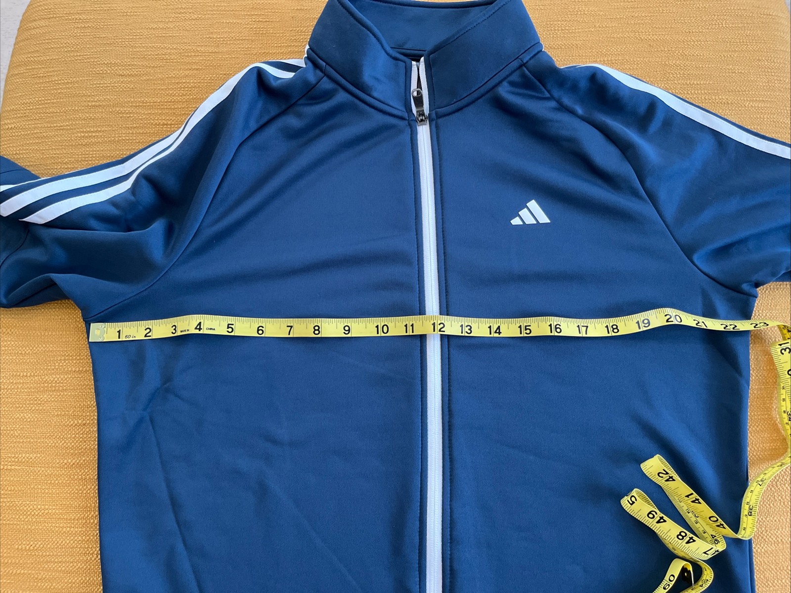 $60 NWT Mens ADIDAS 1 BLUE/White 1 Gray/WhiteTrack Jogging Athletic Jacket, Sz M