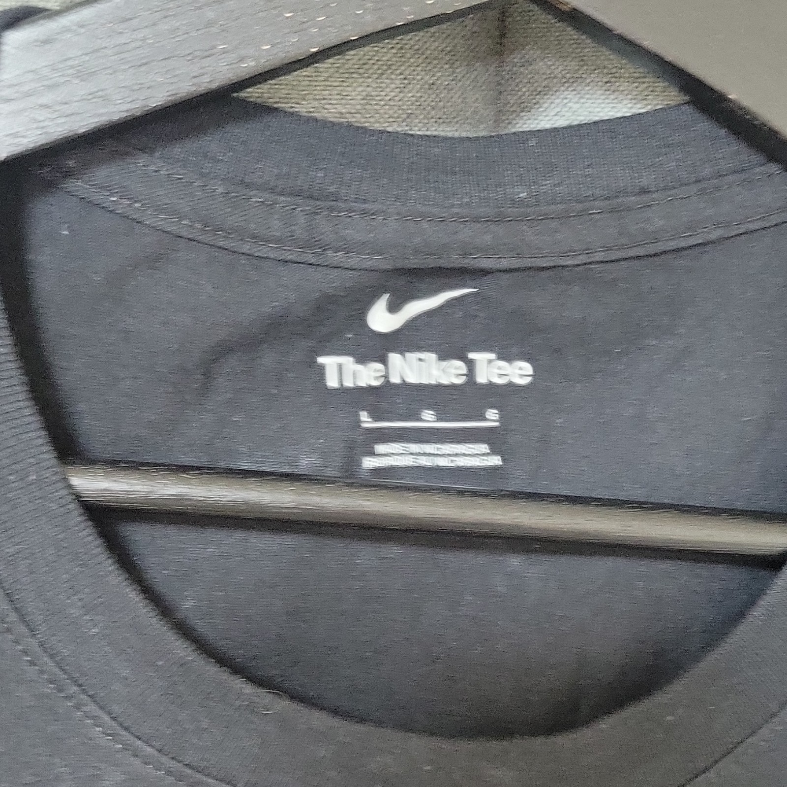 Nike The Nike Tee Black Angel City Sisters Graphic Crew Neck Logo T-Shirt L