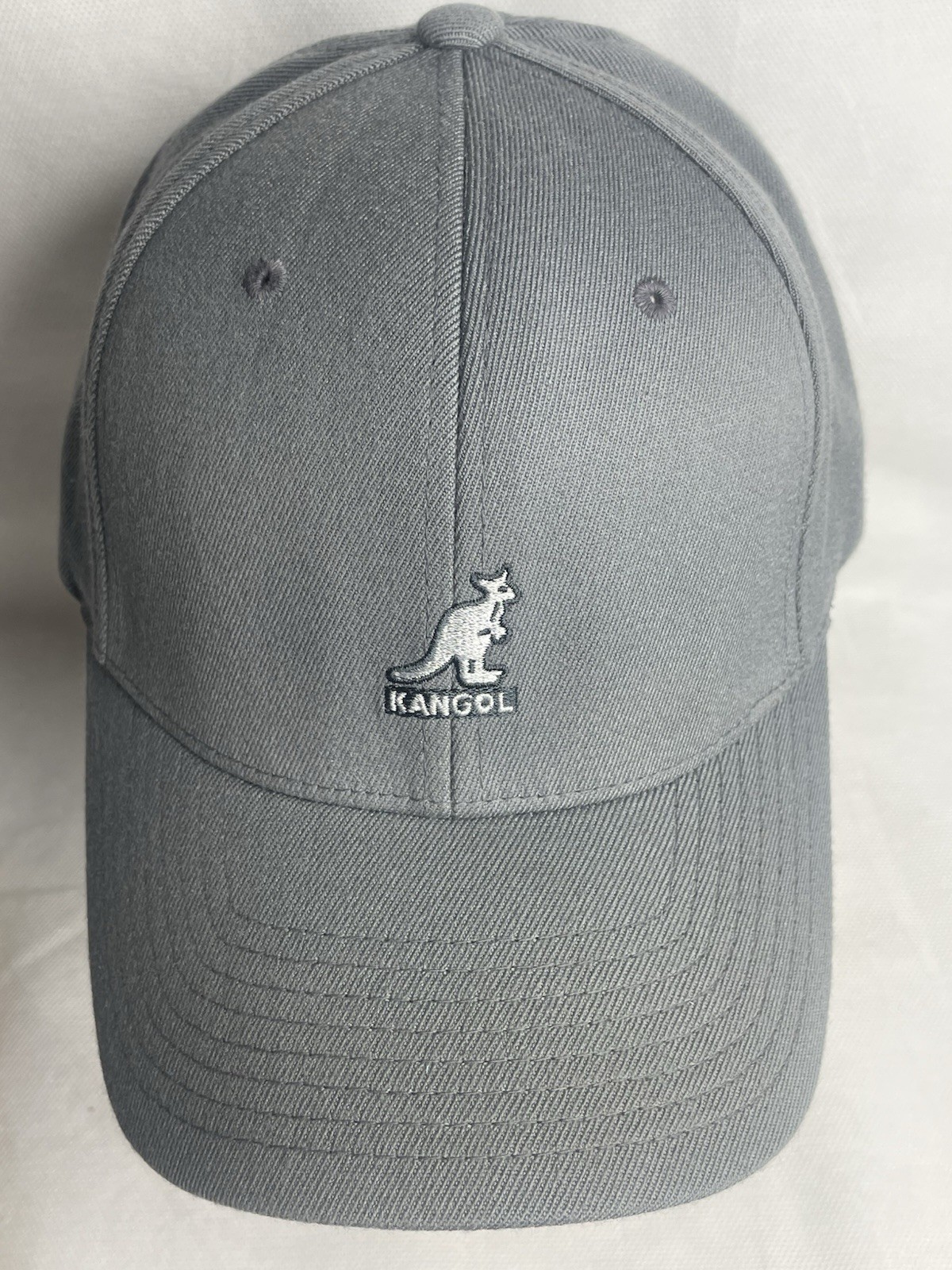 Vintage Kangol Blue Wool Blend Flexfit Baseball Cap Solid Gray Flexfit Size L/XL