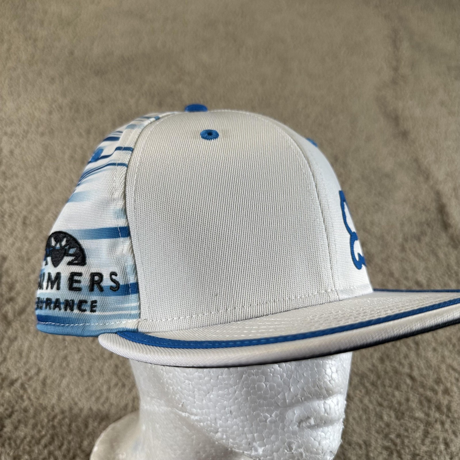 Puma Hat Cap Snap Back Men White Blue Farmers ins. Cobra Rickie Fowler
