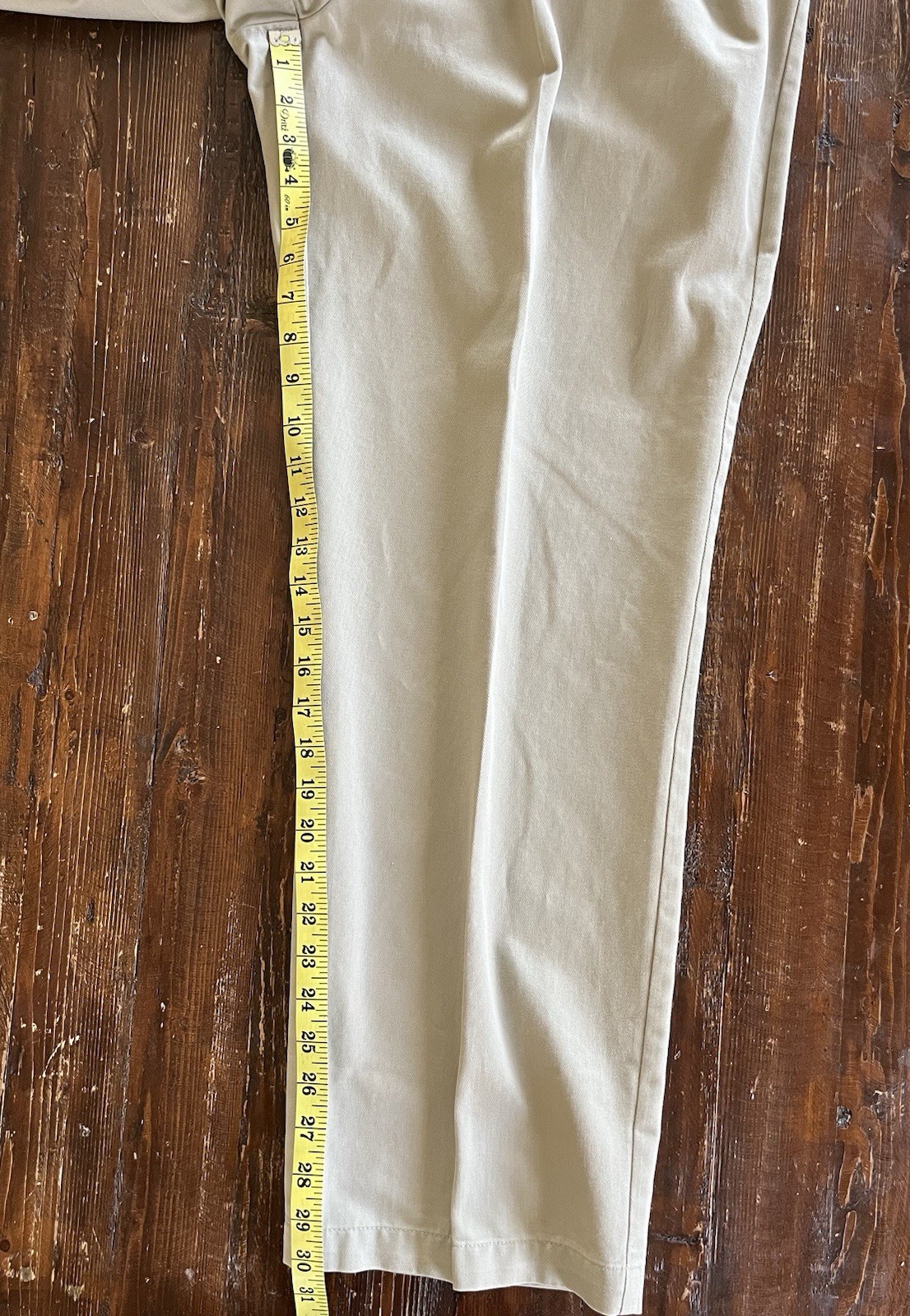 Haggar Generations Men’s Beige Dress Pants 38W Pleated Straight Leg Twill