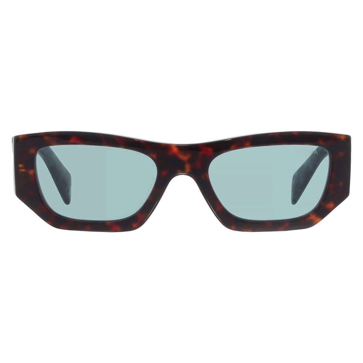 Prada Petrol Green Rectangular Men’s Sunglasses PR A01S 18Z40K 53 PR A01S 18Z40K