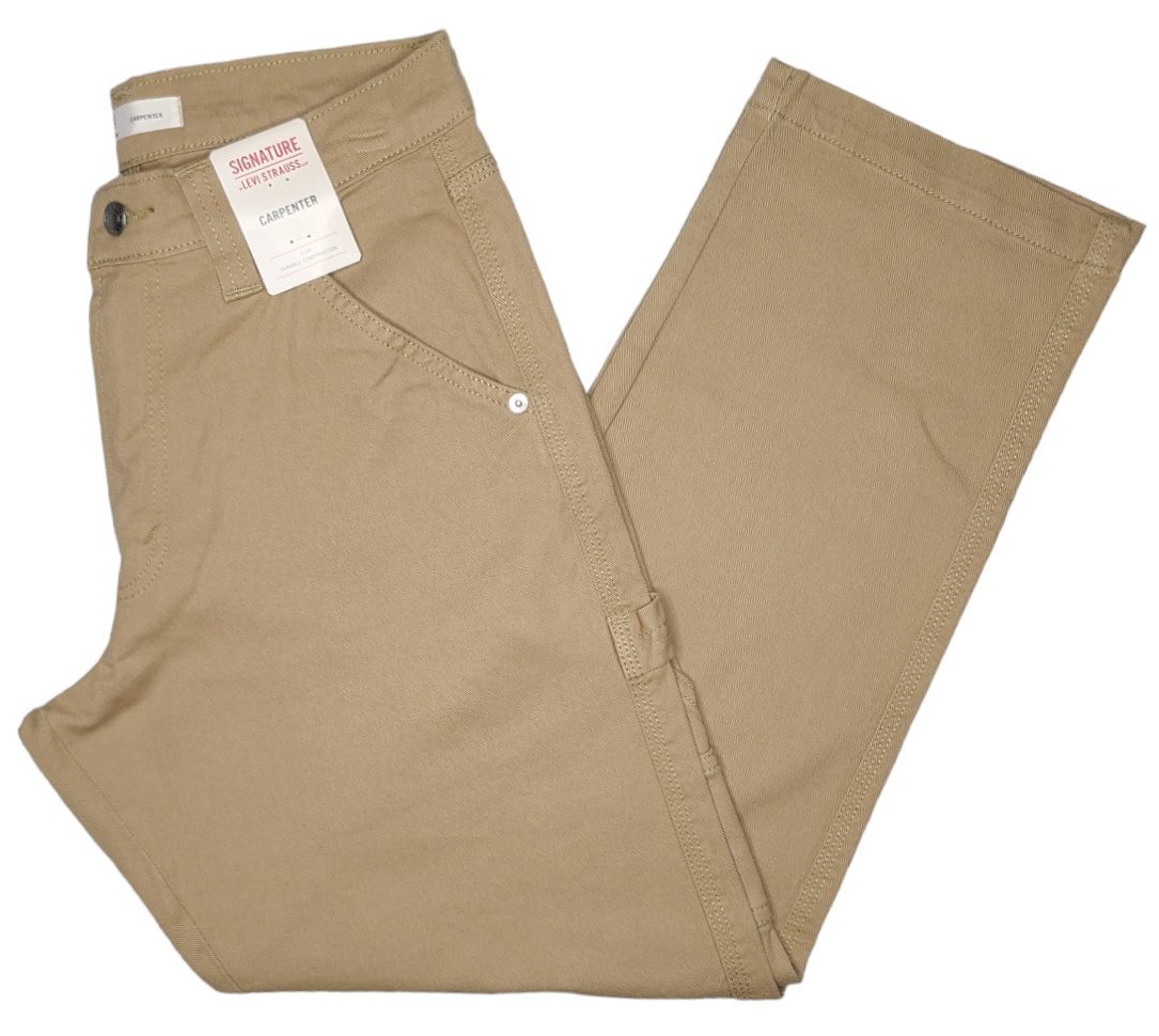 Signature By Levi Strauss & Co. #11587 NEW Men’s Flex Stretch Carpenter Jeans