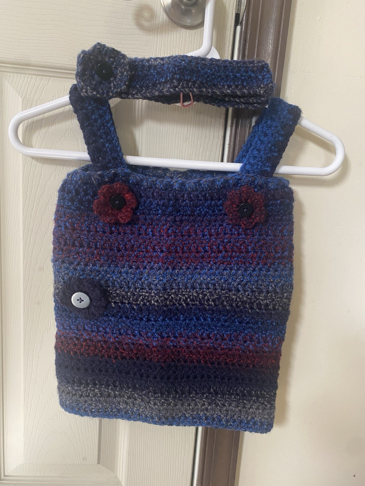 Crochet Dress & Matching Headband – 2T/3T Handmade Set