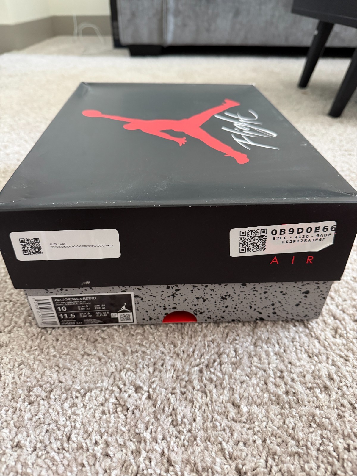 Size 10 – Air Jordan 4 Retro 2024 Military Blue
