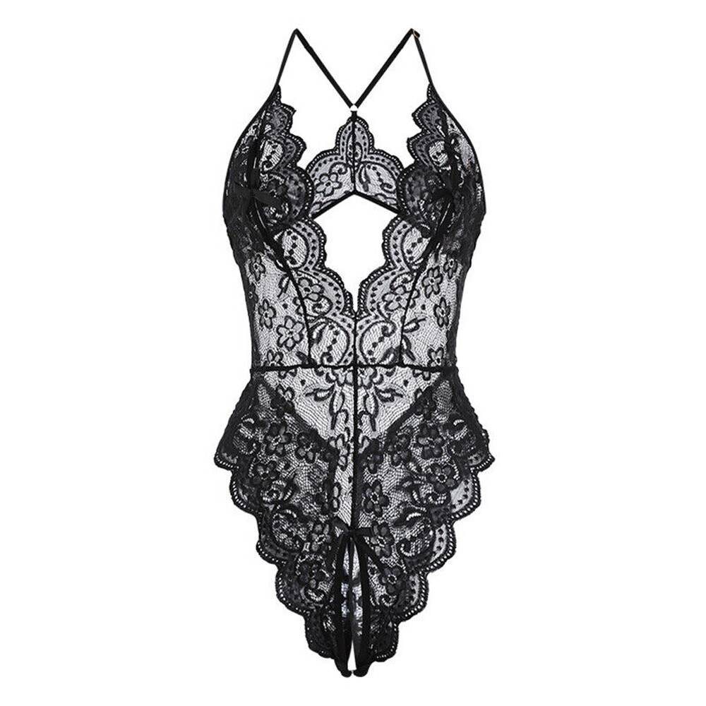 Women’s Sexy Lingerie Sleepwear Babydoll Underwear Lace Dress G-String Nightwear