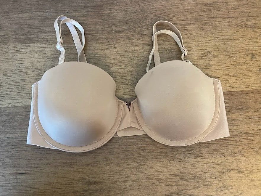 Victoria’s Secret VS Praline 32D Bare Sexy Illusions Uplift Padded Strapless Bra