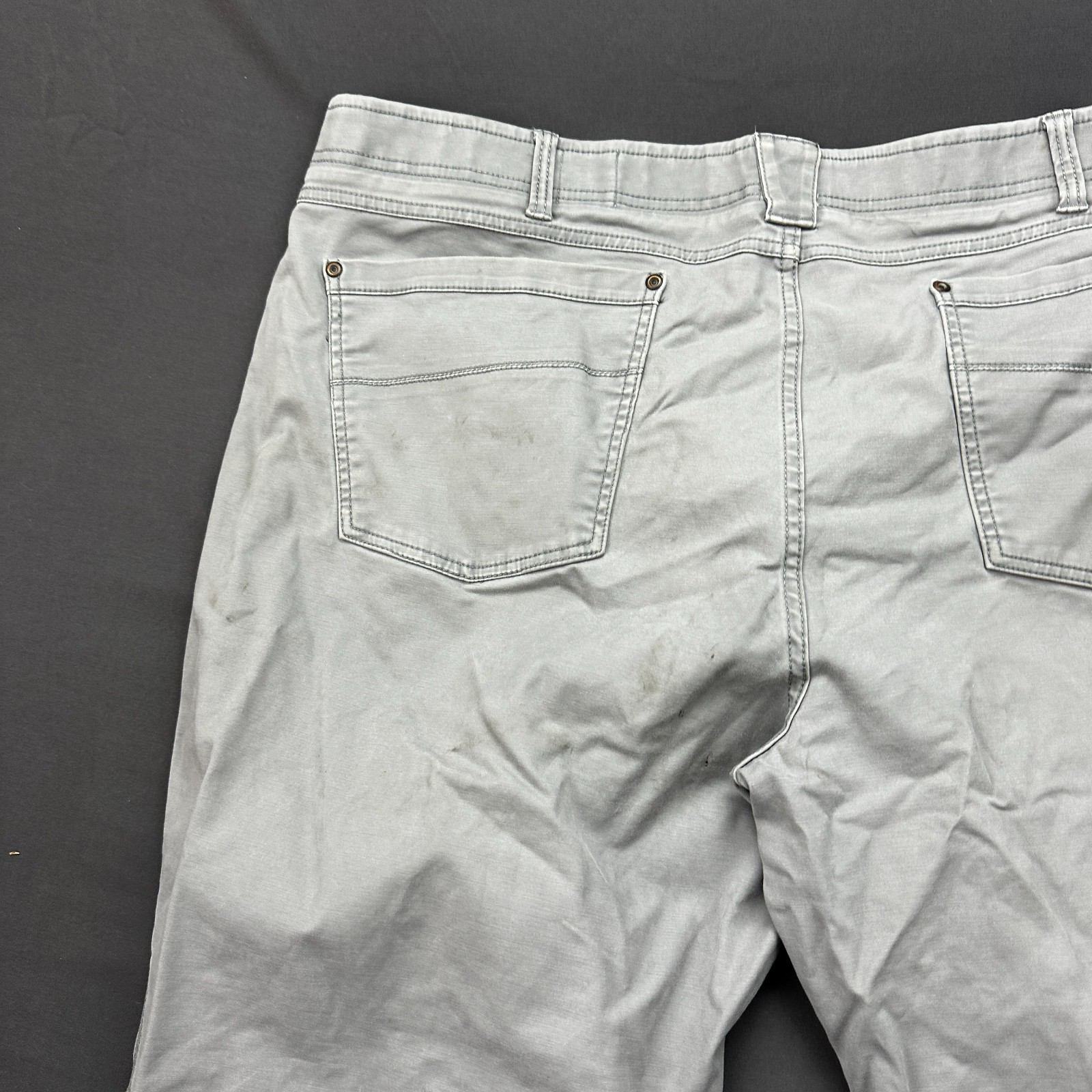 RedHead Ankle Pants Mens 46×30 Gray Straight Leg Outdoor Hiking Camping Casual