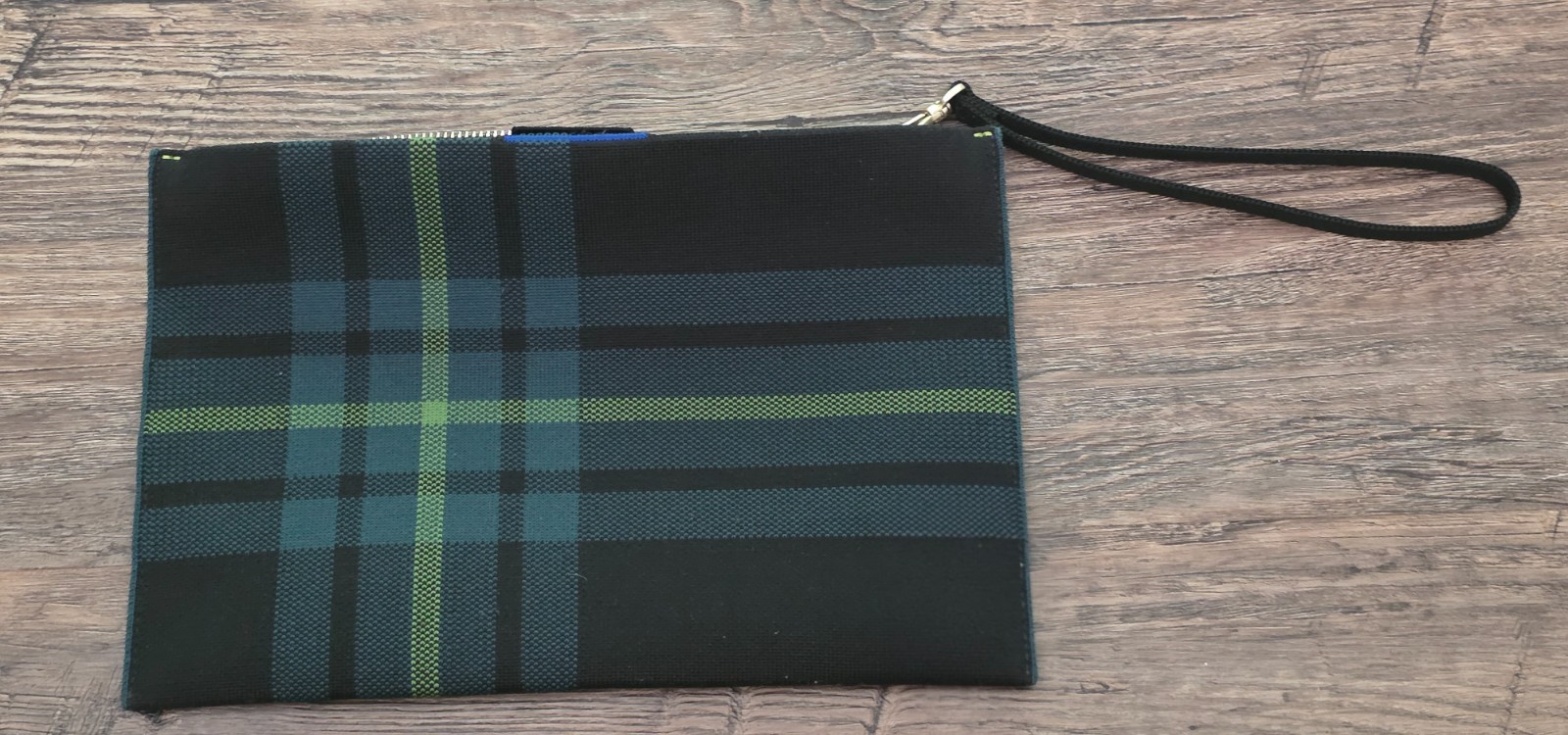Rothy’s Pine Tree Plaid Wristlet-Sustainable Designer