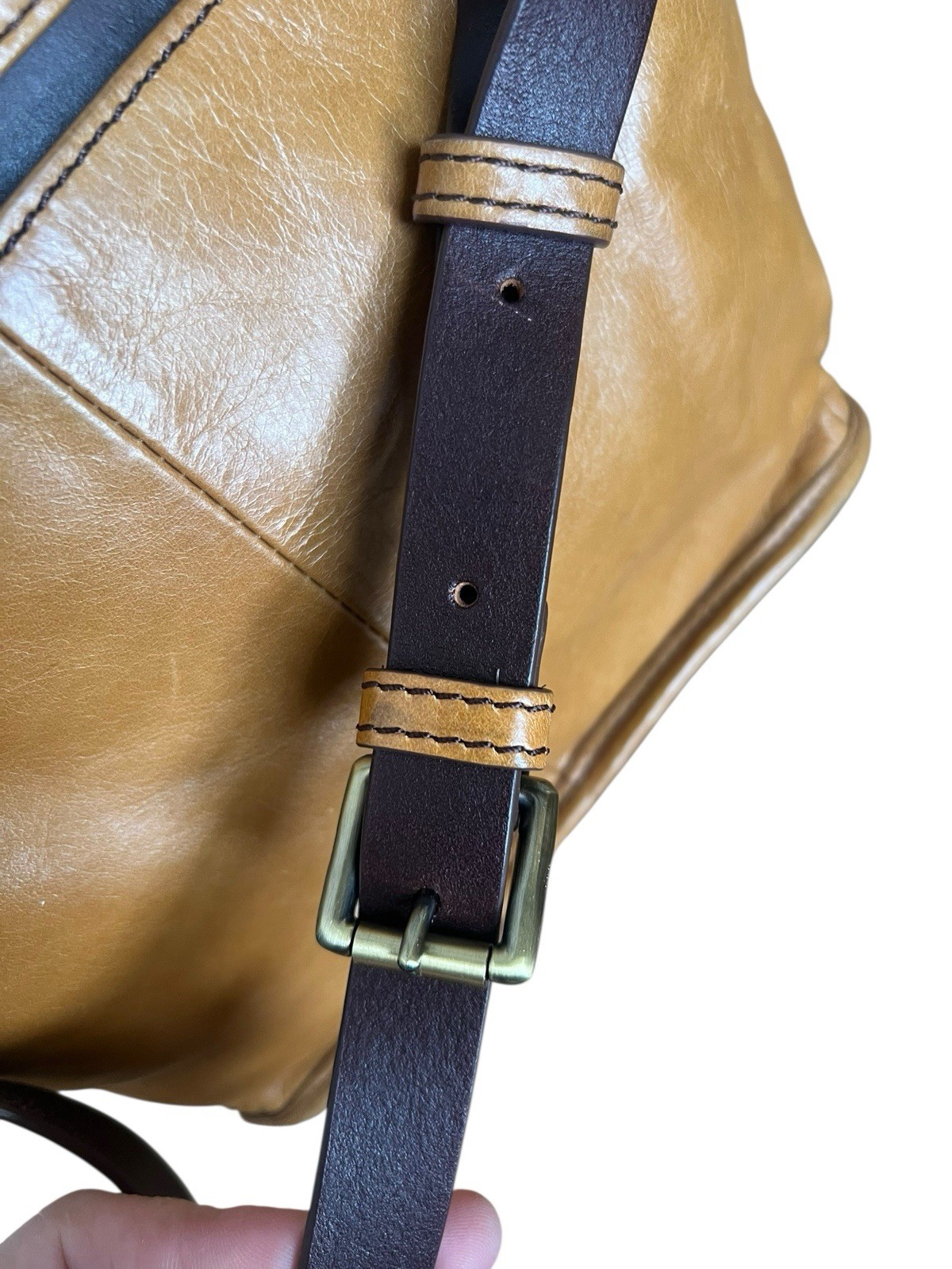HOBO THE ORIGINAL International Crossbody Aviva Leather Handbag Purse Bag
