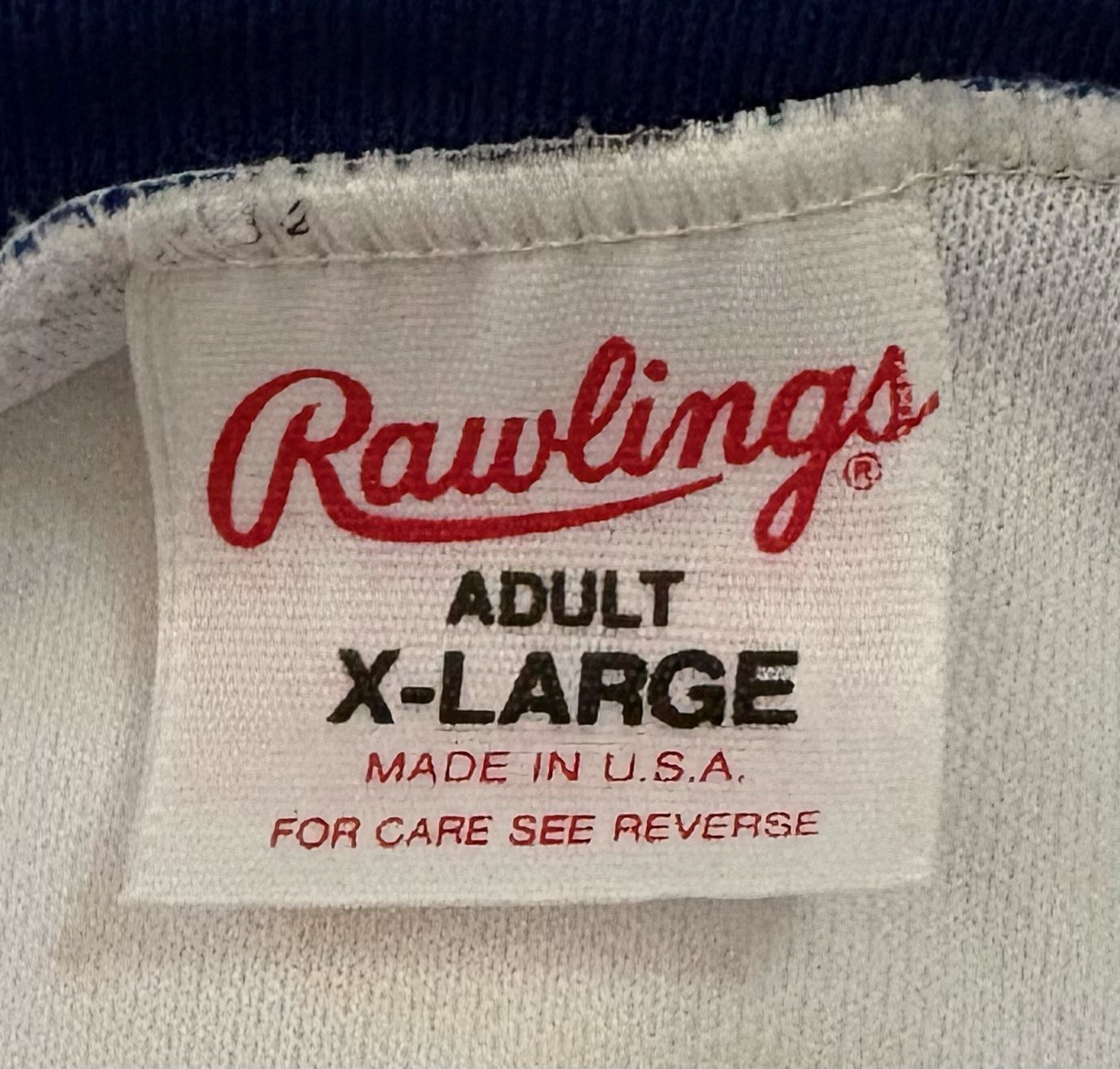 vintage rawlings pullover baseball jersey mens size XL deadstock NWOT 80s USA