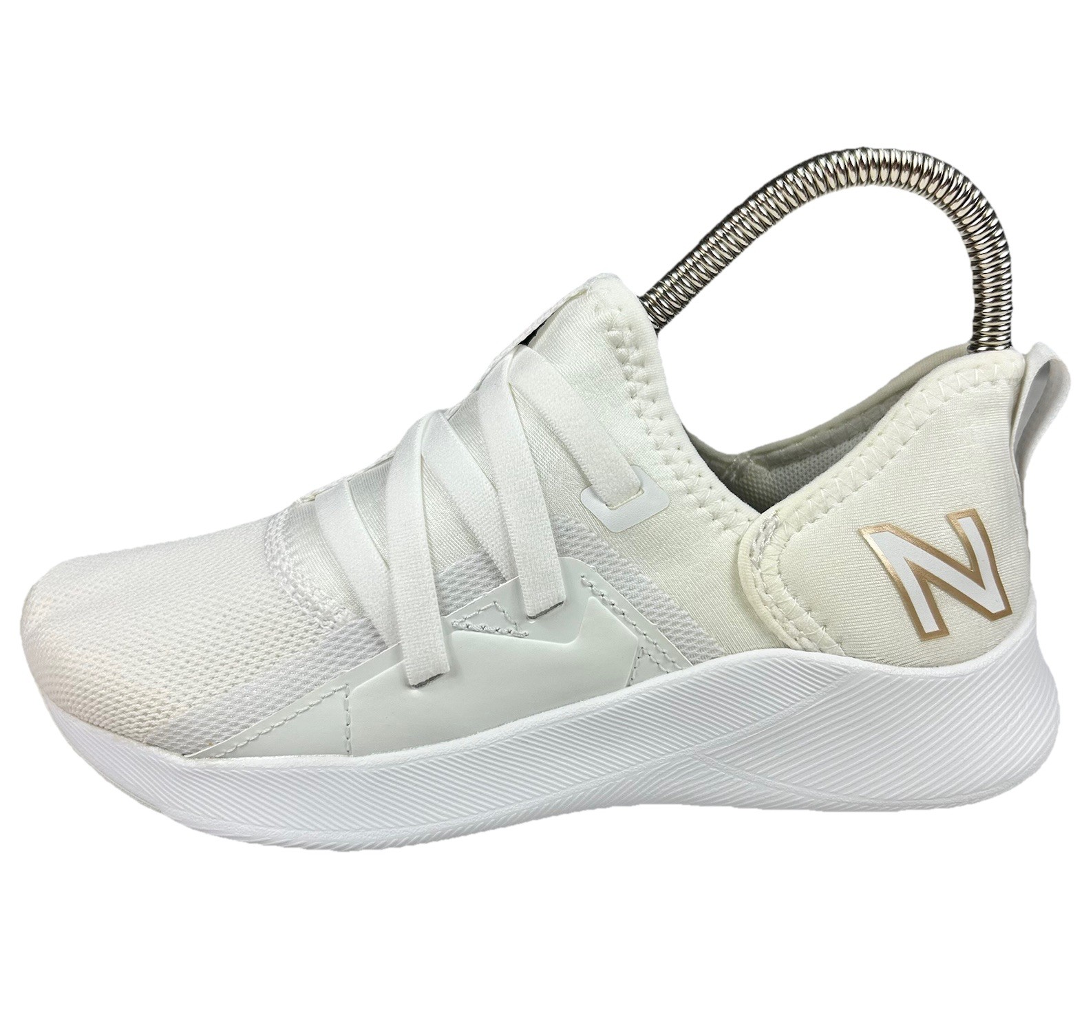 New Balance Womens Beaya Running Shoes Size 5.5D Wide White Walking Sneakers New