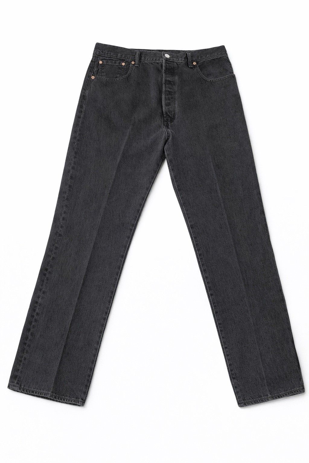 Levi’s 501 Original Fit Dark Wash Button Fly Denim Blue Mens Jeans 40×32