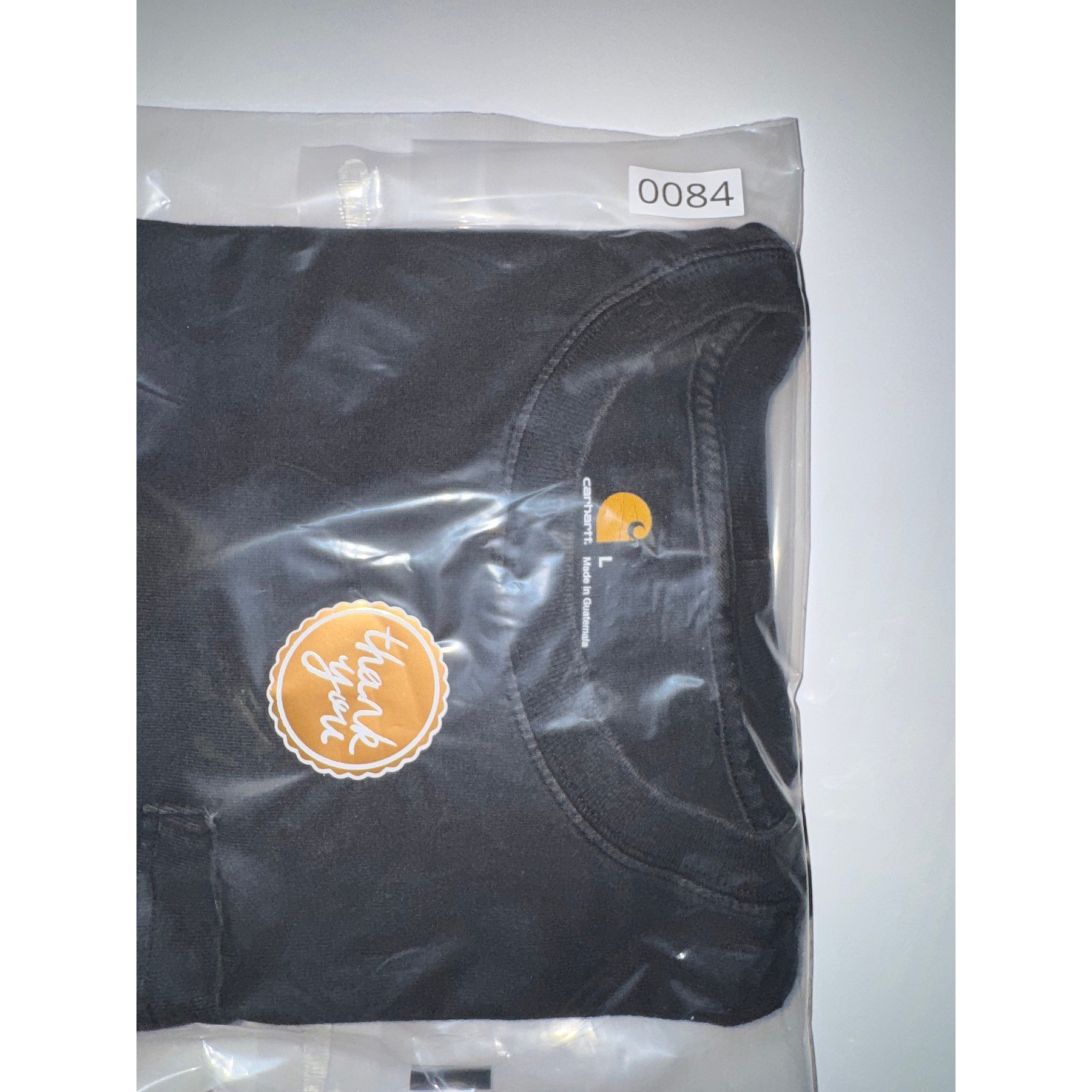 Carhartt Mens Relaxed Fit Pocket T-Shirt Black Faded Cotton Workwear Large