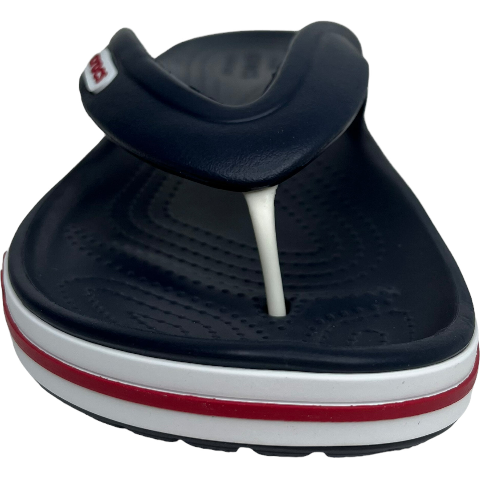 Crocs Bayaband Mens Flip Flop Sandal Sz 10 Navy Blue Water Friendly Lightweight