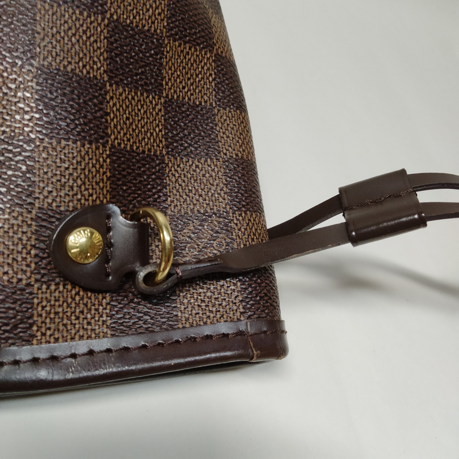 Louis Vuitton LV Tote Bag Neverfull PM Brown Damier 4001473
