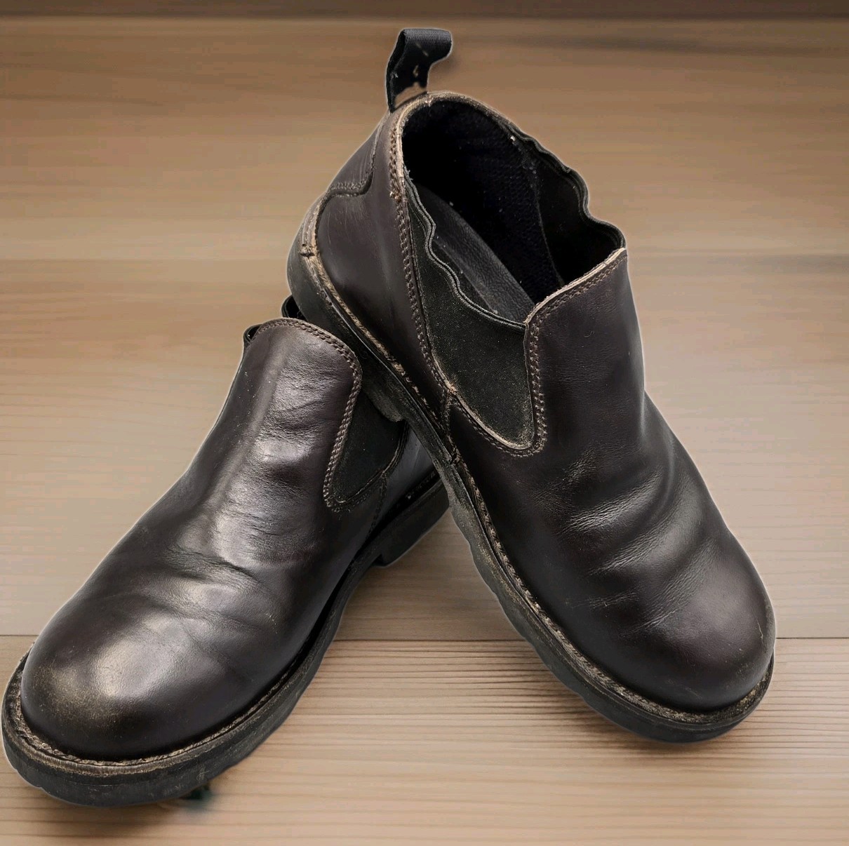 Danner 3.5 In Romeo 2 Chelsea Work Boots Slip On Brown Leather Shoes Men’s Sz 9D
