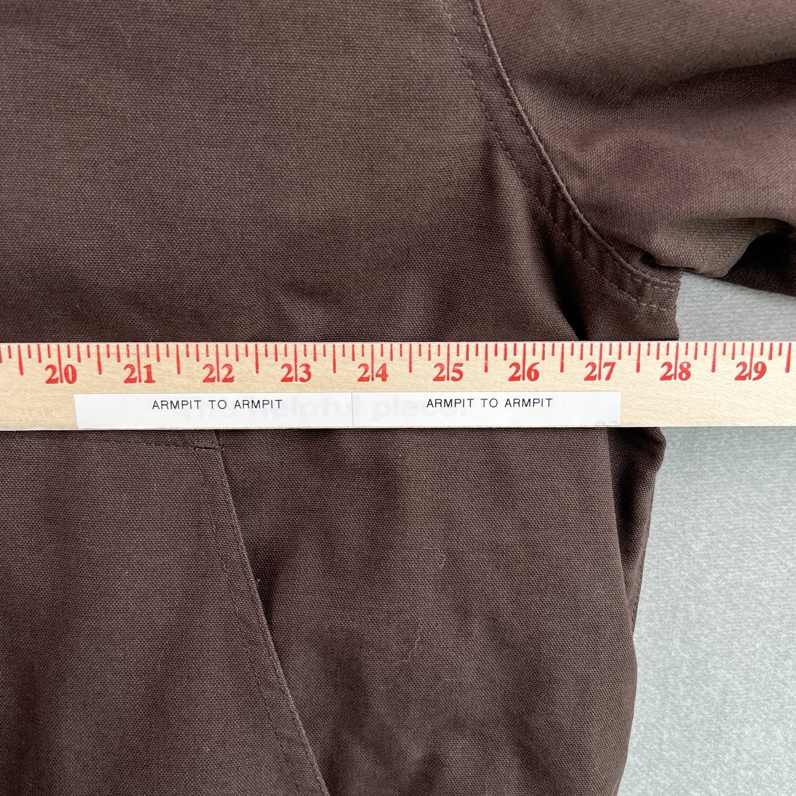 Dickies Jacket Mens 2XL Brown Canvas Hooded Bomber Insulated Workwear