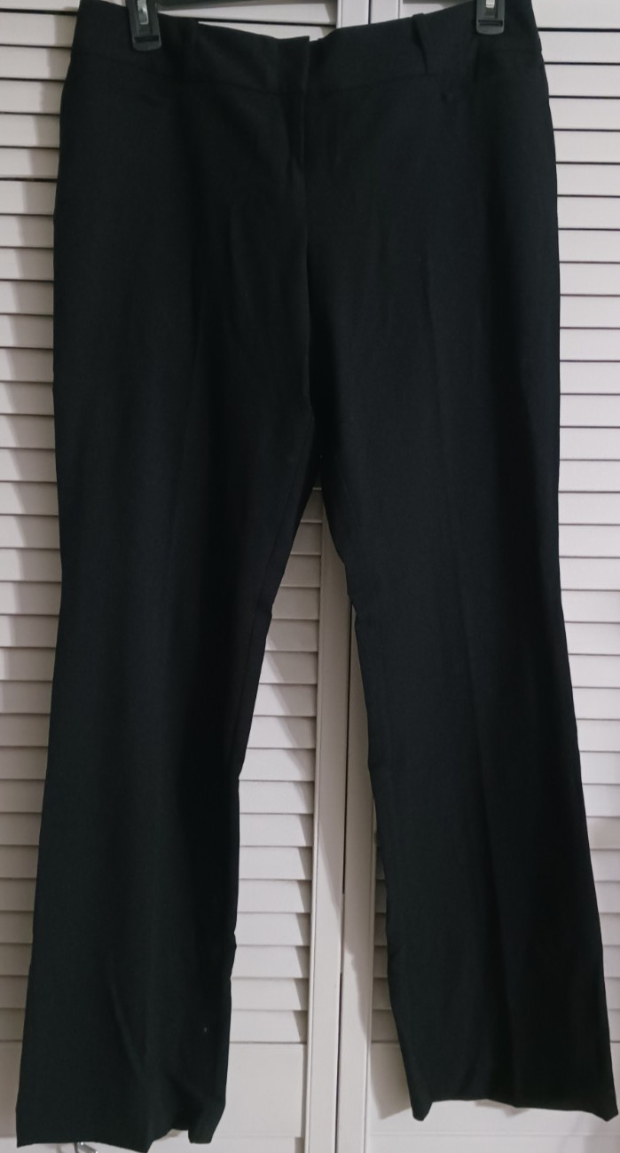 The Limited The New Drew Woman’s Knit Dress Pants Black Size 12 Mid Rize 10 1/2″