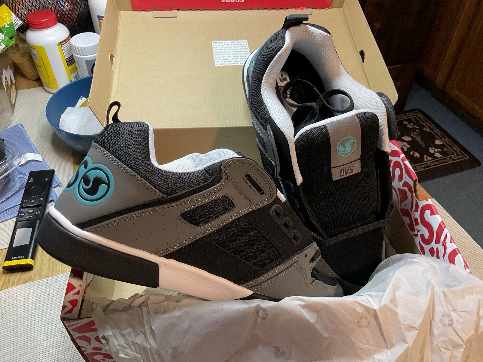Brand New 11.5 DVS Comanche 2.0+ Style # DVF0000323 Pre-owned Skate Shoe