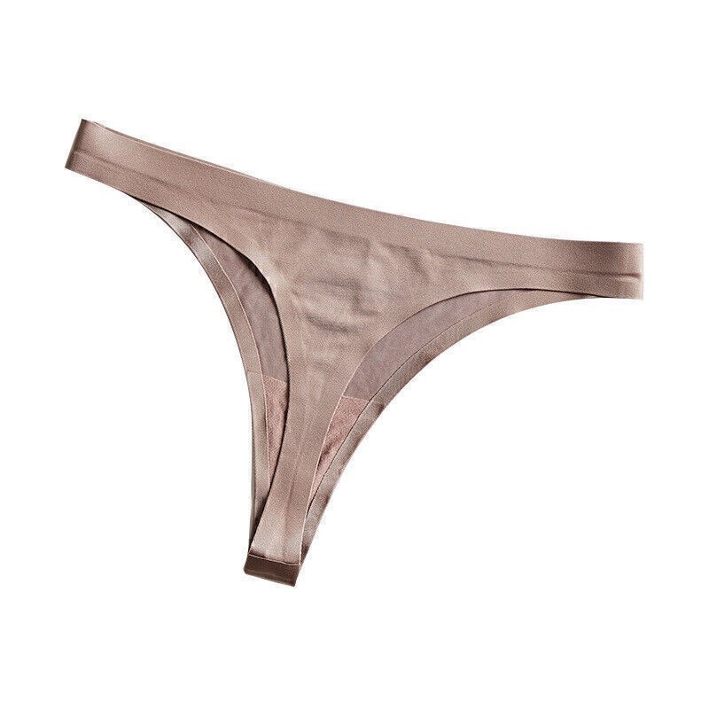 Women’s Sexy Thongs Cotton G-string Briefs T-back Invisible Middle Waist Panties