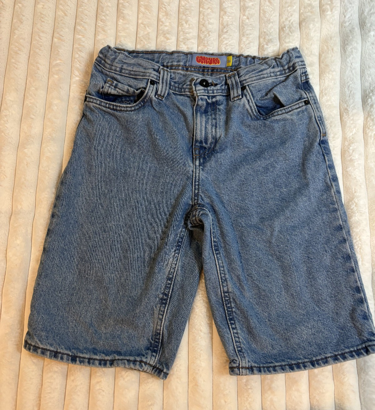 Empyre Blue Denim Jorts, Size 26, Teen