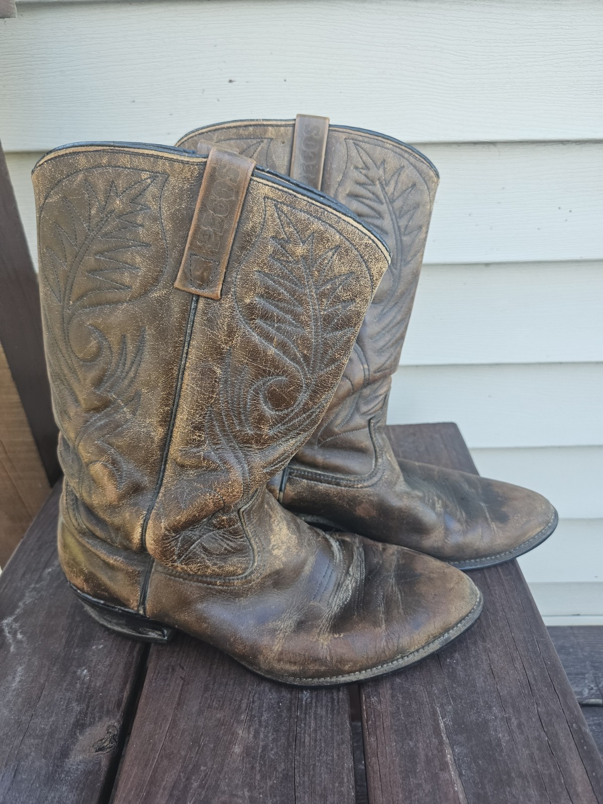 Vtg Red Wing Pecos Cowboy Boots 9801-1 Brown Men’s 10.5 Good Year Made in USA