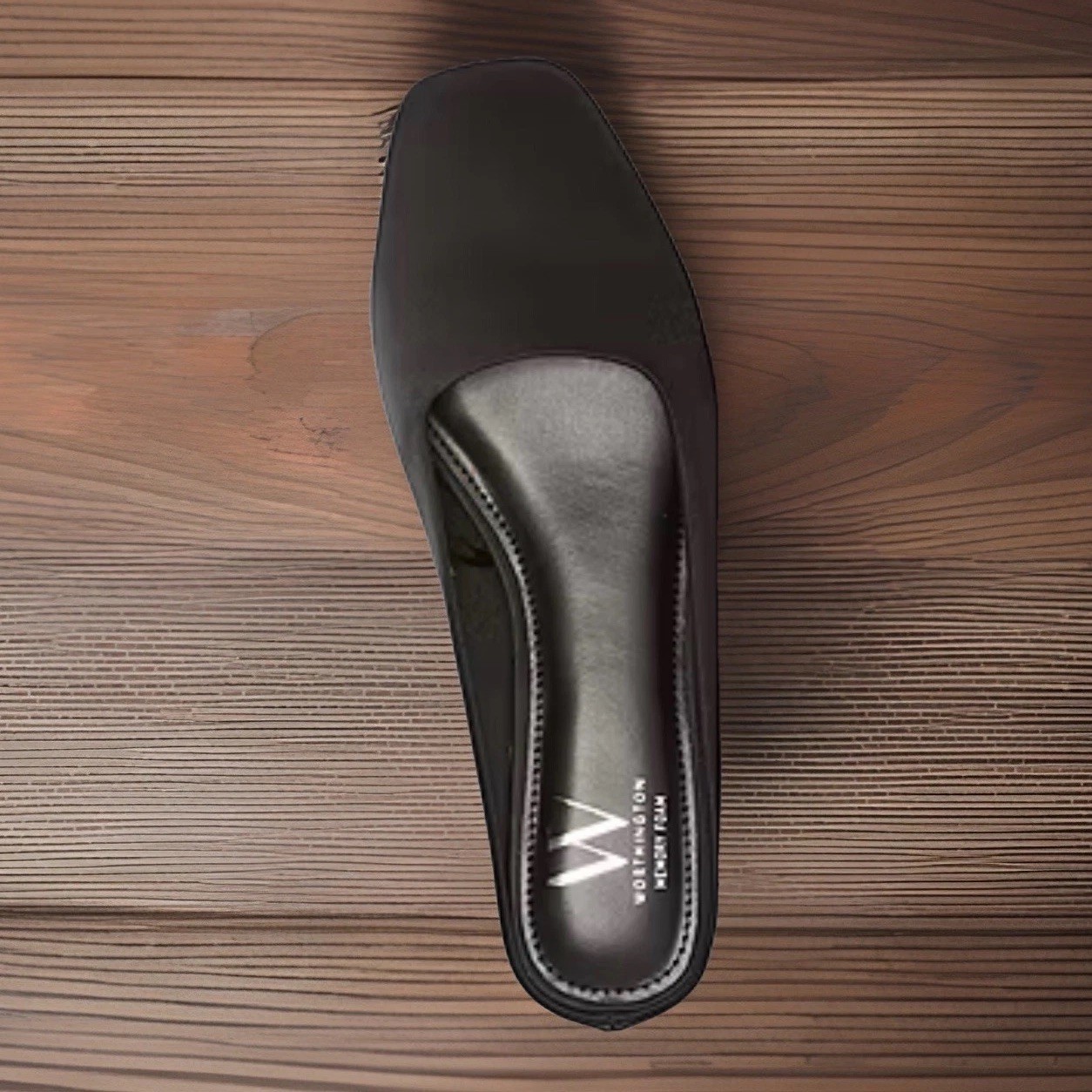 Worthington Roset Women’s Square Closed Toe Mules Black 7.5M 🆕