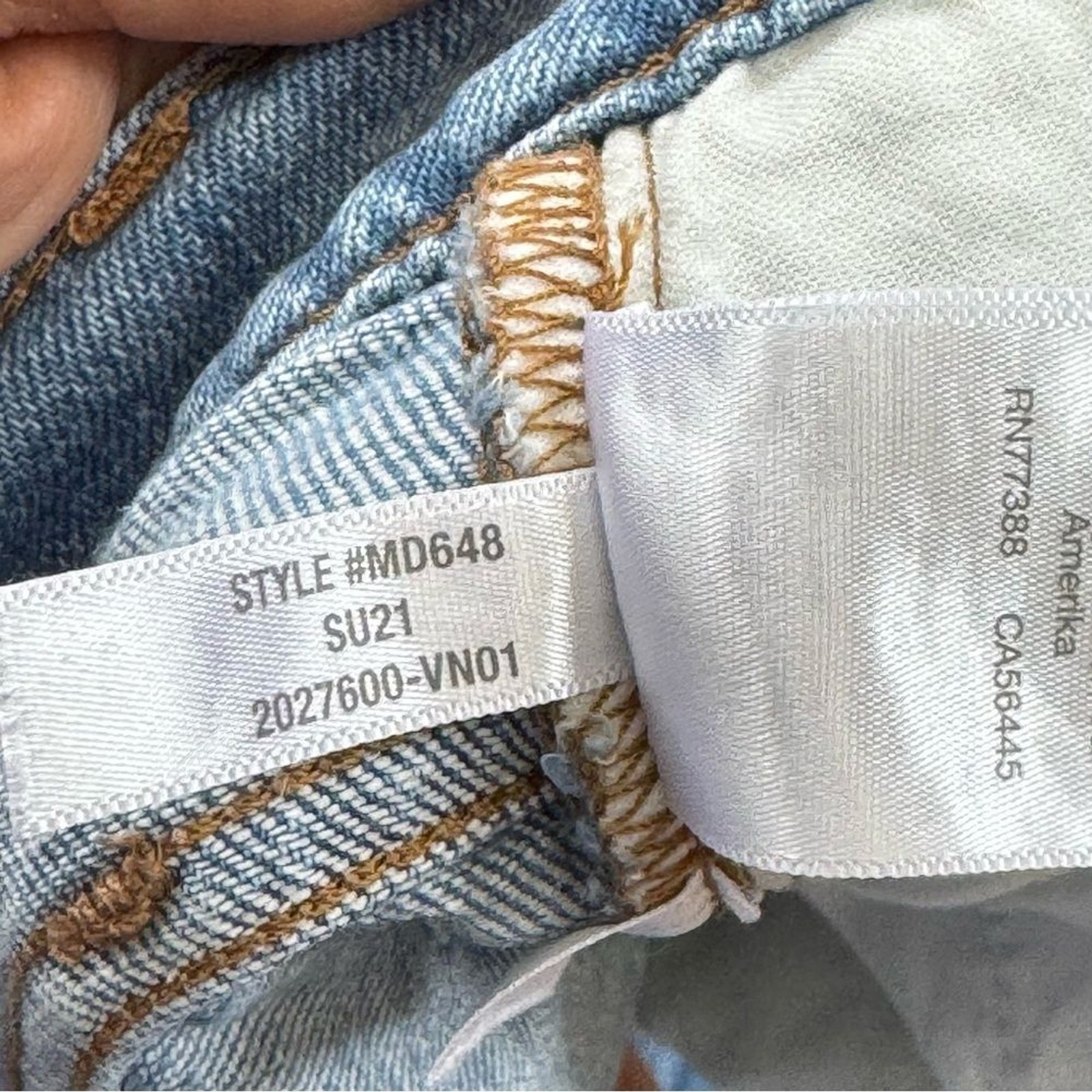 Madewell High Rise Slim Boyjean Blue Wash Distressed Jeans Sz 32