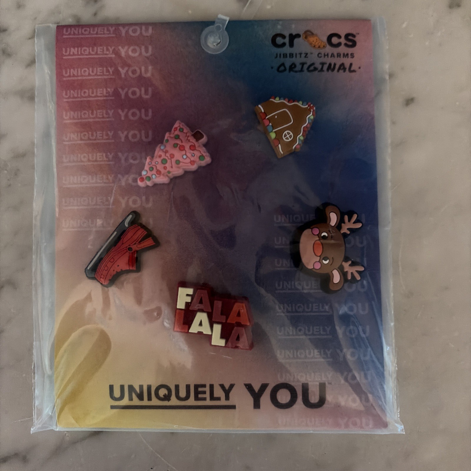 CROCS Jibbitz Christmas 5 Piece Holiday Mix Set New In Package
