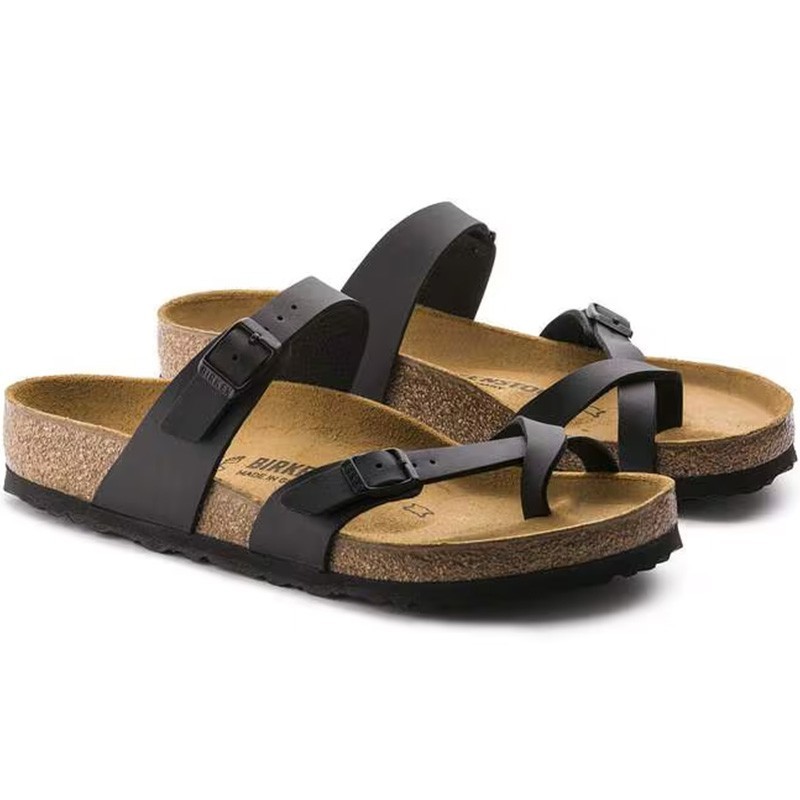 Birkenstock Mayari Black Birko-Flor Toe Loop Women’s Sandals Select Size