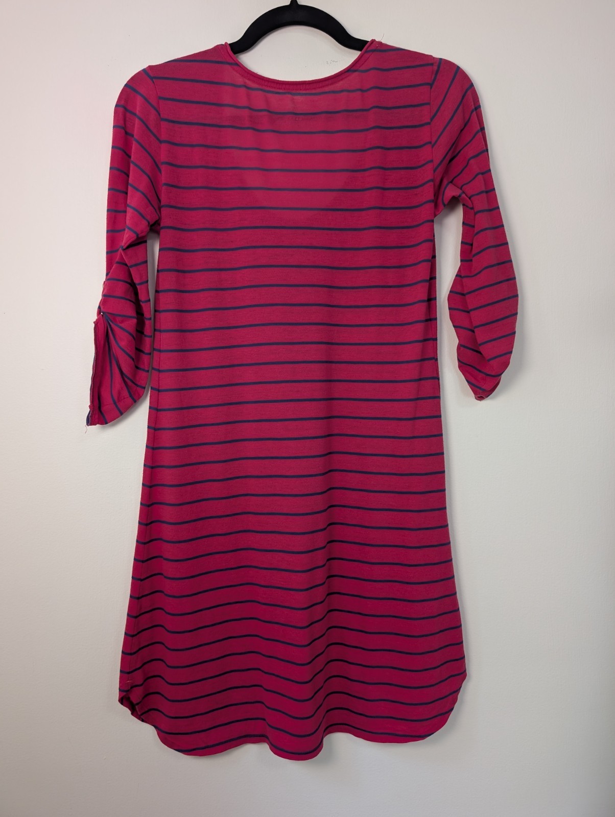 Victoria’s Secret Pink and Navy Striped Scoop-Neck Sleepwear