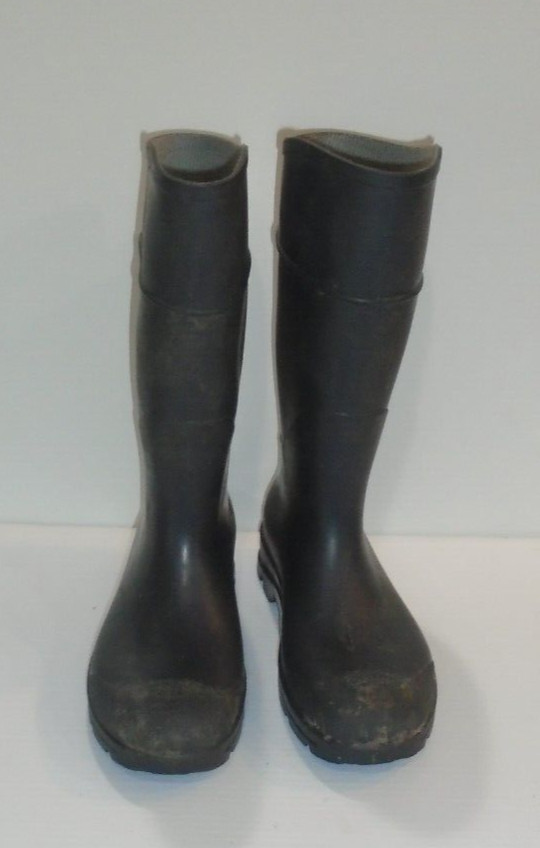 Servus Rubber Fishing Hunting Waterproof Mud BOOTS Soft Toe, Sz 8 mensz 10 lady