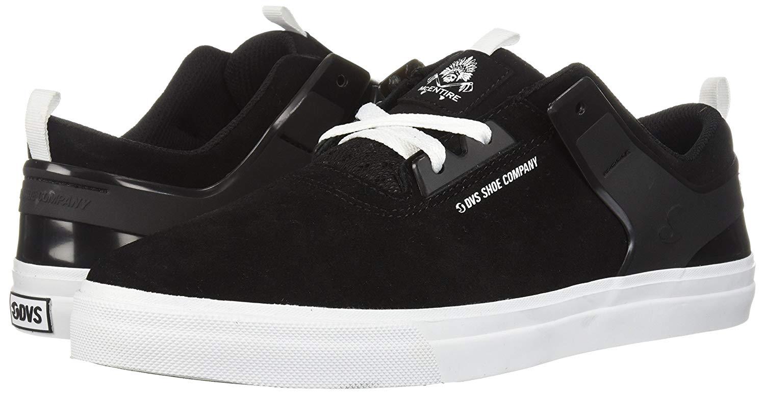 DVS Cinch CT+ Black White Suede Men’s 11.5 Skate Sneaker Shoes