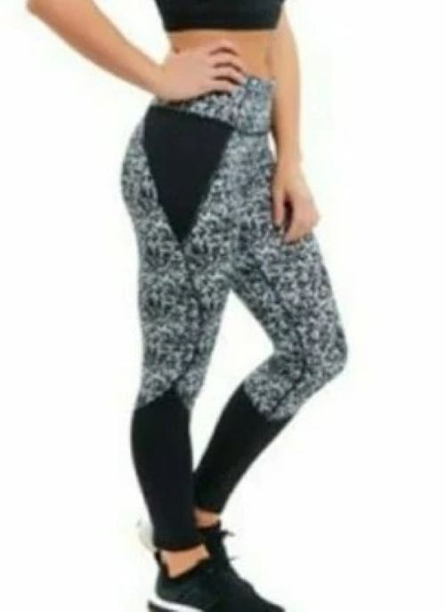 Women’s Medium Copper Fit Athletic Patterned Leggings