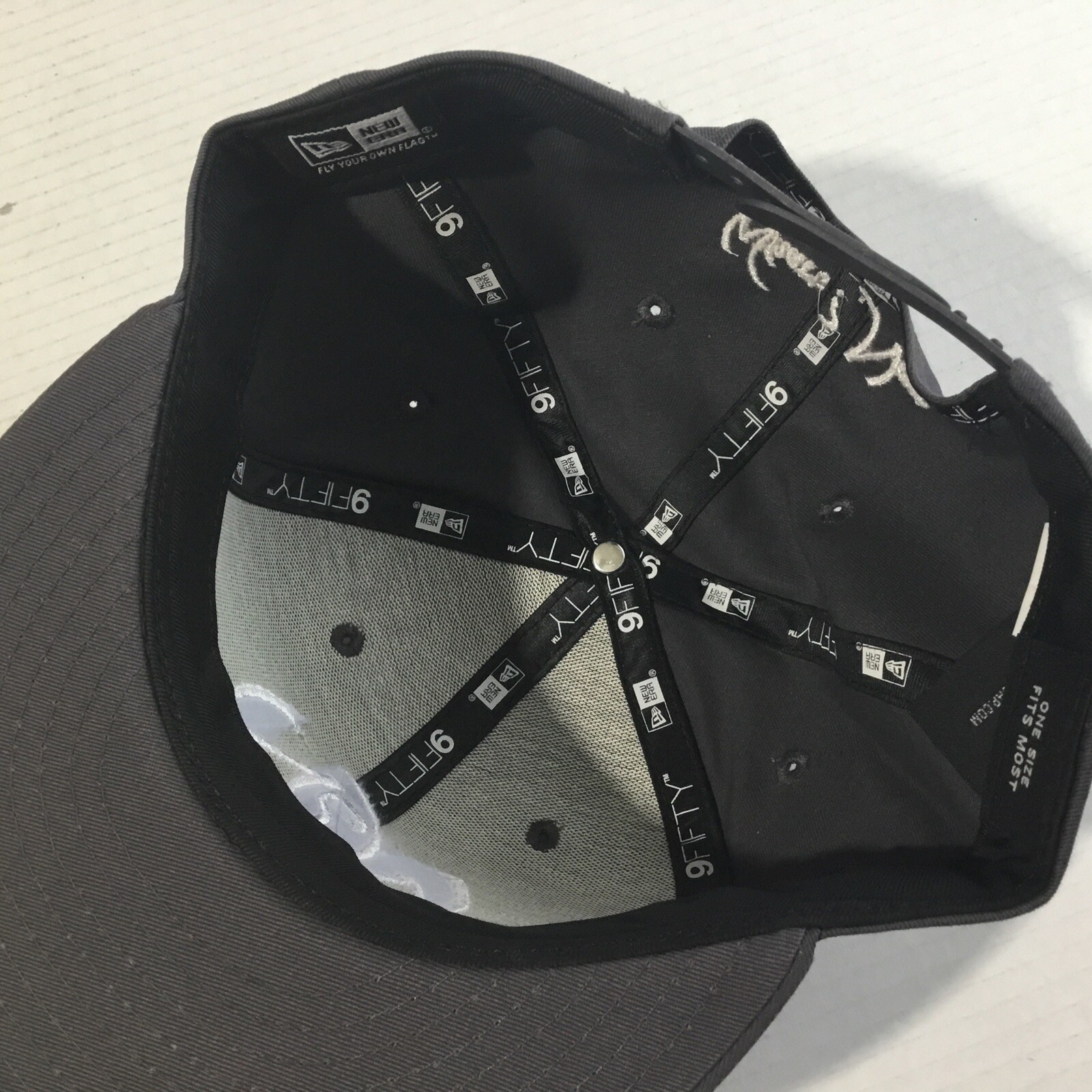 What’s Next New Era 9 Fifty SnapBack Ball Cap New Grey.