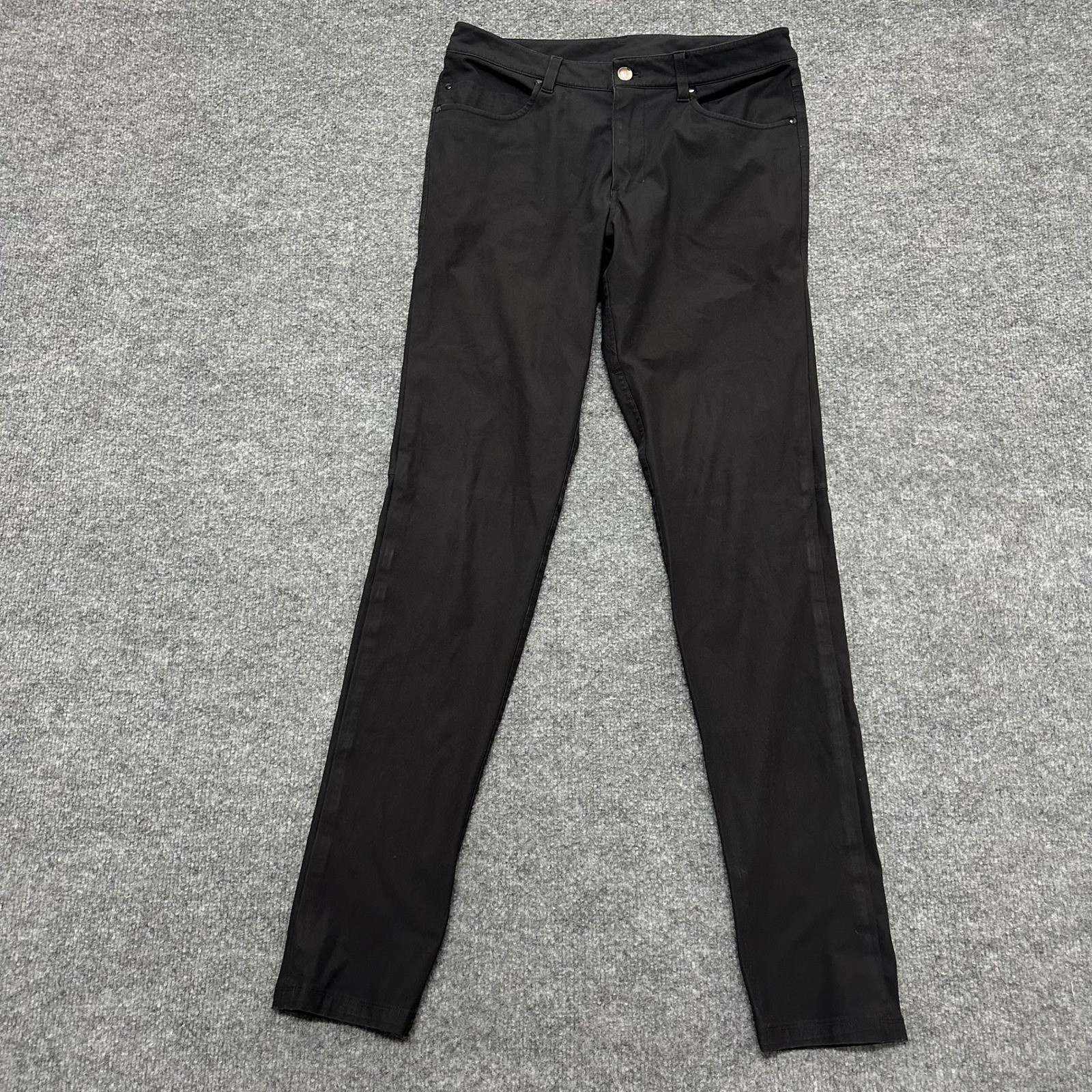 Lululemon Pants Mens Size 30 Black Slim Fit ABC Technical Stretch Casual 30×32