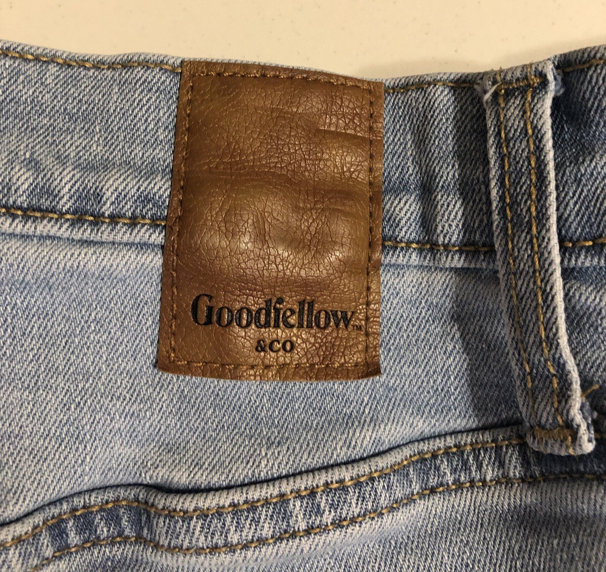 Men’s Goodfellow Slim/ Total Flex Straight/Blue Jeans 32×32 – Preowned