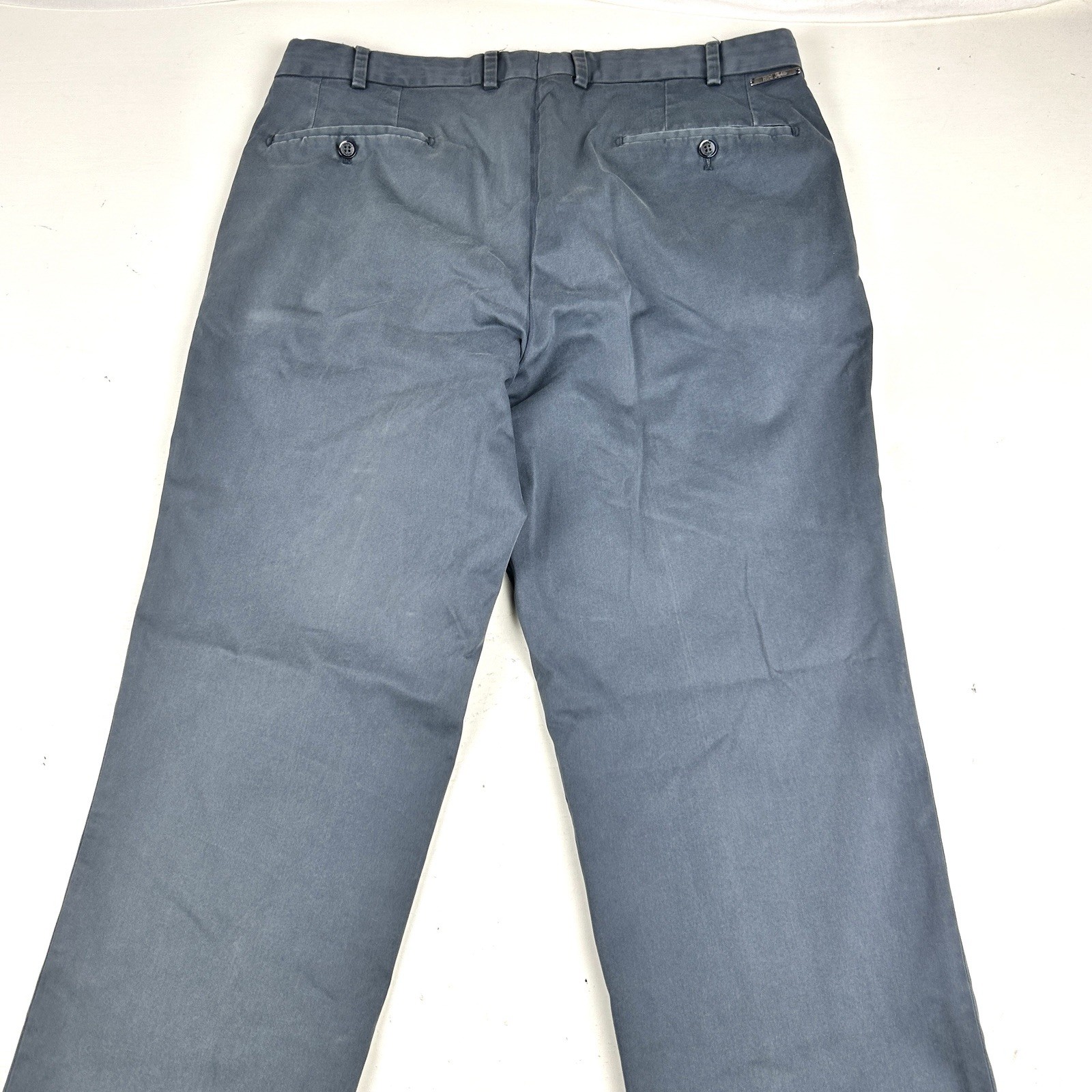Hiltl Casual Chino Pants Men Sz 34×30 Gray Cotton