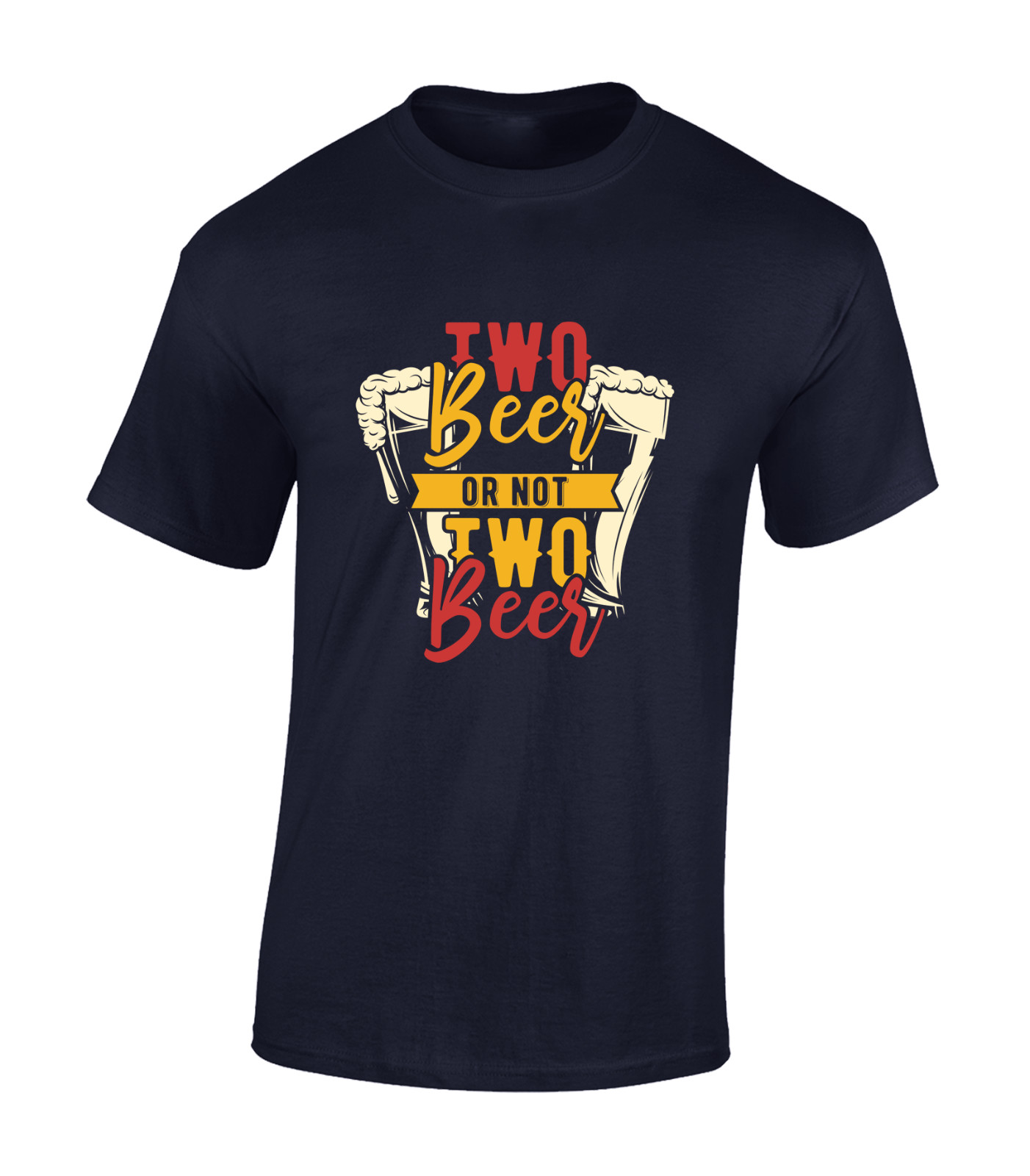 TWO BEER (DTF) OR NOT TO BEER MENS T SHIRT FUNNY DRINKING GIFT IDEA DESIGN DAD