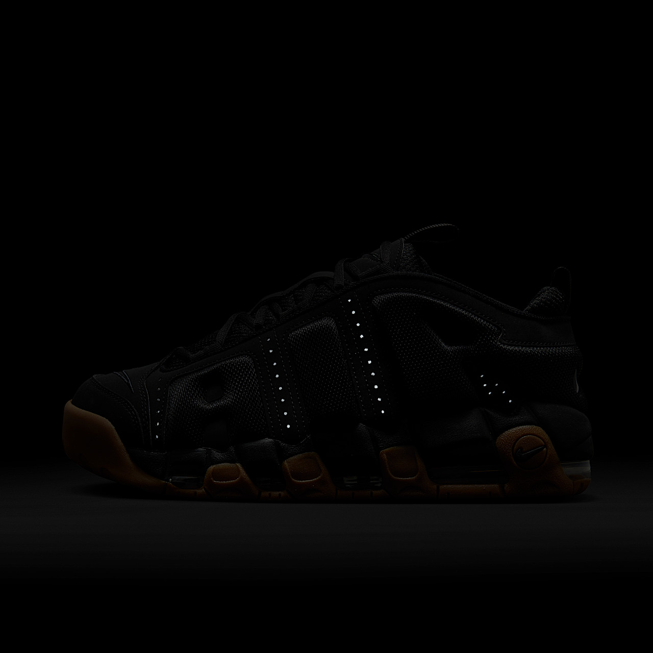 Nike Sneakers Air More Uptempo Low Black Gum FZ3055-003