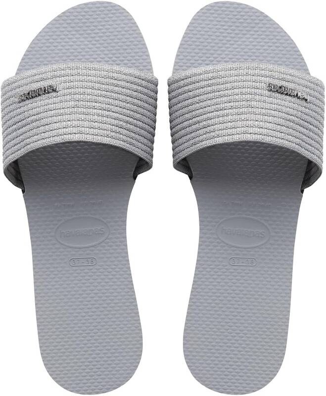 Havaianas Women’s You Malta Sandal, Ice Grey, Metallic, Women Size 9/10 NWT